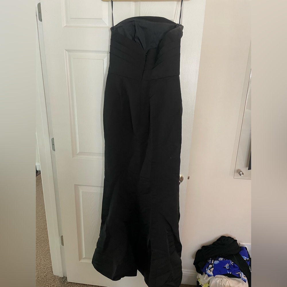 Amsale black bridesmaid dress - Picture 2 of 7